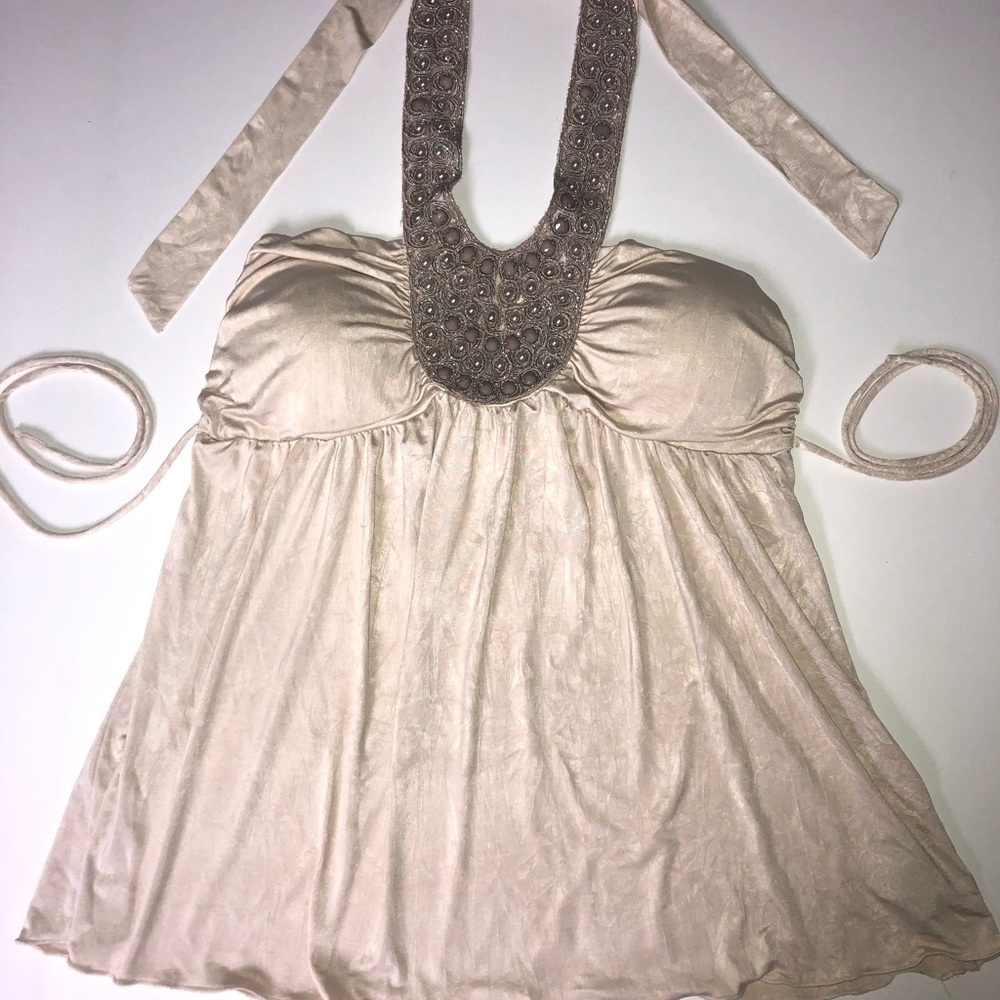 BCX blouse with detailed strap size M